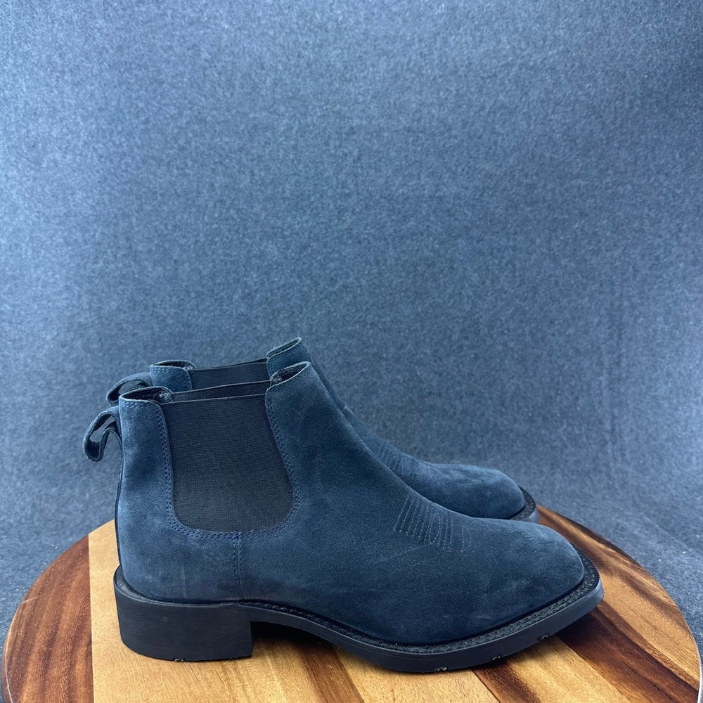 Laredo Casual Boots Mens Size 9D Cambridge Chelsea Leather Blue 70015